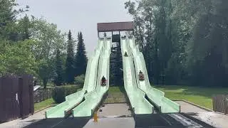 water slide ride at Walibi france #walibi 