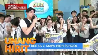 UH Quiz Bee sa V. Mapa High School | Unang Hirit