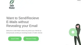 Safe-Mailer | Send Mails without Revealing your Email