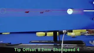 [billiard] Slow motion CB Curve with various speed and 2 spins