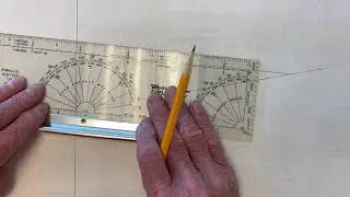 Course to steer to correct for current: paper and pencil solution