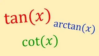 tan cot arctan и все такое