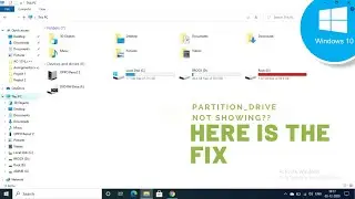 Hard Disk Partition Drive Not Showing Fix Windows 10 ||Without any data lose|| Hindi