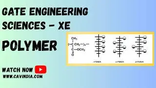 GATE Engineering Science (Tacticity) Sample Video by Career Avenues