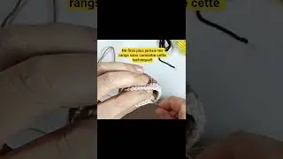 Ne finis plus jamais tes rangs sans conna&icirc;tre cette technique. #crochet