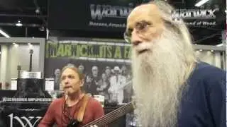 Warwick @ NAMM 2013 - Steve Bailey testing the new LWA 1000 amphead