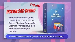 PowerPoint Template Levidio Play Mockup Video Animasi - MahirPowerPoint