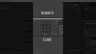Rubik's cube in blender Timelapse tutorial 