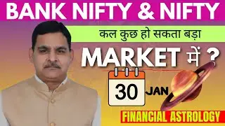 30th January Nifty/ Bank Nifty Financial Astrology और राशि फल view