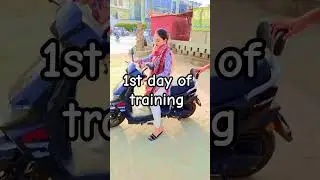 1st day of training electric scooter | #revoo