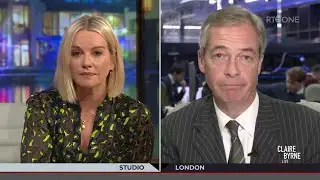 Claire holds Nigel Farage to account and tells him, &ldquo;he hasn&rsquo;t got a clue&rdquo; | Claire Byrne Live | RT&Eacute;