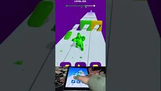 blob shifter 3D 🤠🙂 satisfying android ISO best game level--433 #shorts #games #gaming