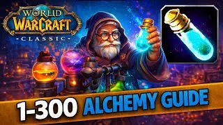 1-300 Alchemy guide - Fastest Way to LVL | Wow Classic 2025