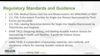 Considerations for Third-Party Reprocessing of Single-Use Medical Devices