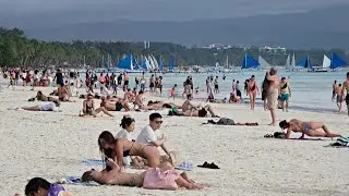 Look! This is Boracay White Beach on February 17 2026 3:15pm Walk 