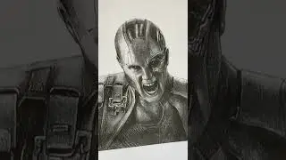 nebula drawing marvel characters #short#shorts#drawing#shahinart#marvel#dc#nebula#shortvideo#tiktok