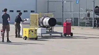 IWCC CF700 turbine engine run