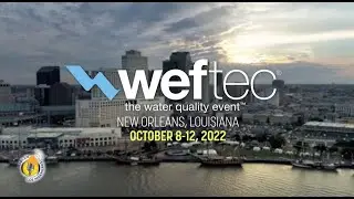 Weftec the water quality event, New Orleans, Louisiana, 2022