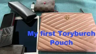 Tory Burch Pouch  and Face mask