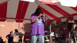 Bluz Spits Poetry at West Fest 2013