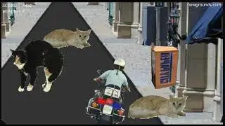 Police Bike (Flash Game) Full Gameplay