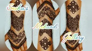 Mehndi Hack for Back Hand || Cello Tape Trick || Sneha's Mehandi Gallery Day75