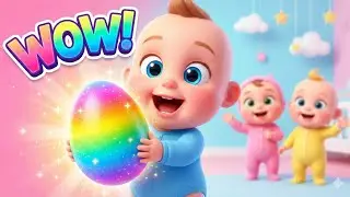 Magic Color Eggs Surprise Song 🌈 | Learn Colors with Cute Babies | @Lullidoo
