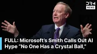 FULL SPEECH: Microsoft President Brad Smith Warns AI Hype Must End at India AI Summit 2026 | AQ1B