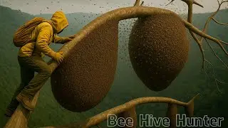 Исследование огромного дикого улья, куда никто не осмеливается ступить | Bee Hive Hunter