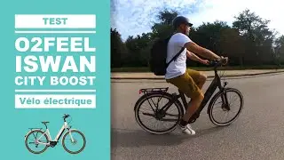 Test of the iSwan City Boost electric bike by O2Feel