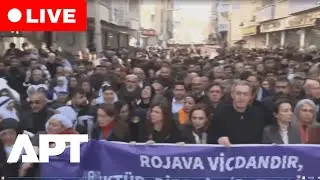 LIVE from Nusaybin: Pro-Kurdish Protesters Rally in Mardin, Turkey to Support Kurds in Syria | APT