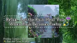 Walk in the Rain | Beautiful Poem About Nature & Rain | Relaxing Poetry for Everyone
