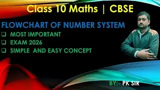 CBSE Class 10 Math | Complete Number System Flowchart Explained