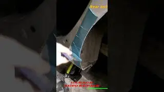 Rear arch repair. Puttying. Part6 #shorts