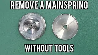 How To Remove Mainspring from barrel
