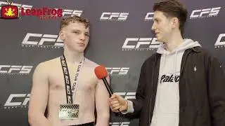 Jay Fleming talking with Alex Rennie after his win on CFS Bournemouth - 16th March 2024