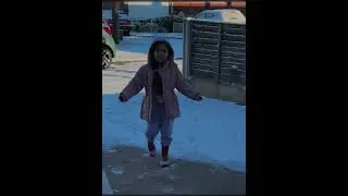 Our Little Girl&rsquo;s First Snow ❄️ | Priceless Reaction 🧚🏻