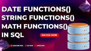 Practical-6| Date Functions, String Functions, Math Functions in sql