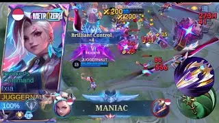 BEST TEAM BEST MANIAC CHANCE RANKED GAME !! ONE SHOOT BUILD IXIA | EMBLEM HACK 1 SHOT IXIA 🔥🔥