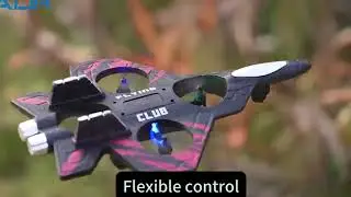 SHOPO KIDS Modern Fighter Jet | Drone Toy with LED Lights | Dual Mode Flight & Ground Driving