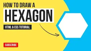 How to Make a Hexagon Using HTML & CSS | How to Create a Hexagon Shape | HTML & CSS Tutorial