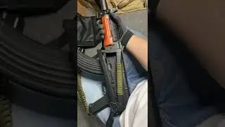 AK Paracord Sling & Stock #shorts #aks74u #ak #airgun #viral