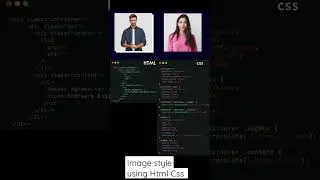 Image style using Html Css 