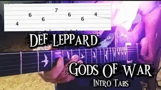 Def Leppard Gods Of Wars Intro Tabs Lesson