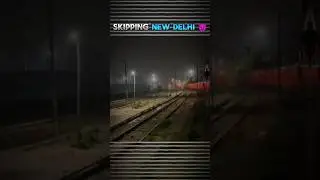 The only train which skips NDLS and BPL 😈 #train #indianrailways #wap7 #trending #shorts