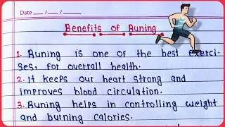 Benefits of Running Essay in English || Essay on Benefits of Running || Running benefits