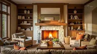 Modern Rustic Living Room With Fireplace Live Styling Session