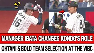 Manager Ibata Reacts to Ohtani’s Bold Idea! Two Young Talents Selected to Take Kondo’s Spot at WBC