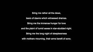 Poem of Return - Poem Analysis