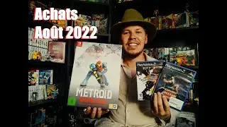 JBC #5 : Achats ao&ucirc;t 2022 - le superbe collector de Metroid Dread sur Switch et du lourd sur PS2